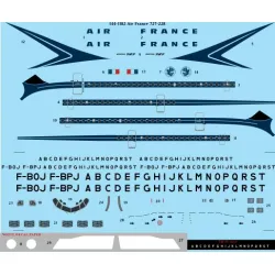 26decals 144-1182 1/144 Air France Delivery Boeing 727-228/Adv Laser Decal