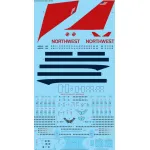 26decals 144-1210 1/144 Northwest Boeing 747-400 Laser Decal