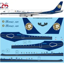 26decals 144-139 1/144 Mgm Douglas Dc-8-62 Laser Decal For Aircraft