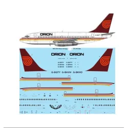 26decals 144-1391 1/144 Orion Airways Late Livery 737-200/Adv For X-scale