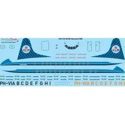 26decals 144-153 1/144 Klm Viscount 800 Laser Decal For Aircraft