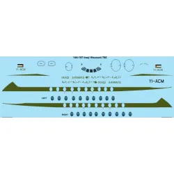 26decals 144-157 1/144 Iraqi Viscount 700 Laser Decal For Aircraft