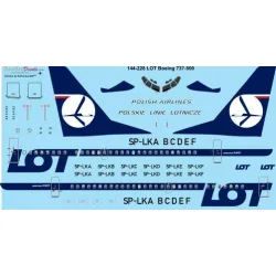 26decals 144-228 1/144 Lot Boeing 737-500 Laser Decal For Aircraft