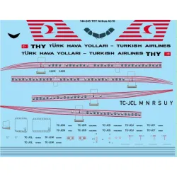 26decals 144-245 1/144 Thy Airbus A310 Laser Decal For Aircraft