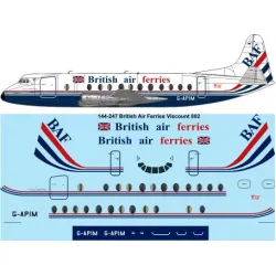 26decals 144-247 1/144 Baf Viscount 800 Laser Decal For Aircraft