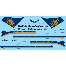 26decals 144-28 1/144 British Caledonian Airbus A320 Laser Decal