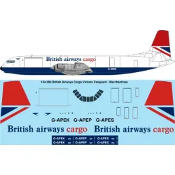 26decals 144-283 1/144 Ba Cargo Merchantman Vanguard Laser Decal For Aircraft
