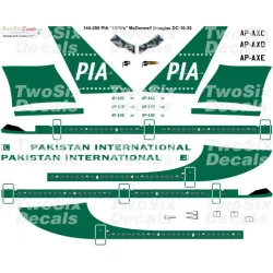 26decals 144-288 1/144 Pia Delivery Dc-10-30 Laser Decal For Aircraft