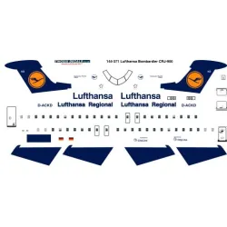 26decals 144-371 1/144 Lufthansa Crj-900 Laser Decal