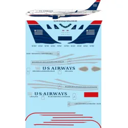 26decals 144-383 1/144 Us Airways Airbus A330-300 Laser Decal