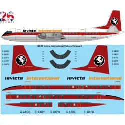 26decals 144-39 1/144 Invicta Vanguard Laser Decal For Aircraft