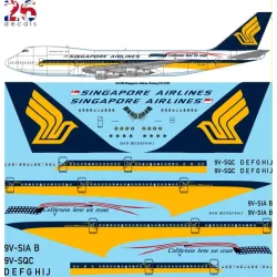26decals 144-396 1/144 Singapore Delivery Boeing 747-200 Laser Decal