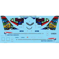 26decals 144-411 1/144 Ba Masanabo Boeing 737-200 Laser Decal