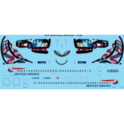 26decals 144-413 1/144 Ba Whale Rider Boeing 737-200 Laser Decal