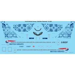 26decals 144-415 1/144 Ba Rendezvous Boeing 737-200 Laser Decal