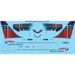 26decals 144-418 1/144 Ba Bennyhone Boeing 737-200 Laser Decal