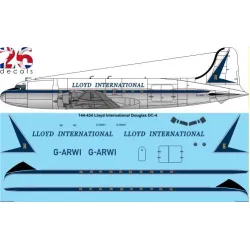 26decals 144-434 1/144 Lloyd International Douglas Dc-4 Laser Decal