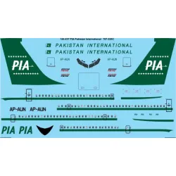 26decals 144-437 1/144 Pia Boeing 707-320c Laser Decal