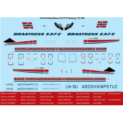 26decals 144-474 1/144 Braathens Safe Boeing 737-200 Laser Decal