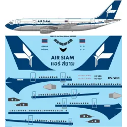 26decals 144-510 1/144 Air Siam Airbus A300b4 Laser Decal