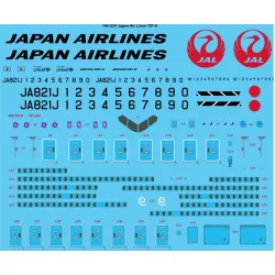 26decals 144-534 1/144 Jal Boeing 787-846 Laser Decal