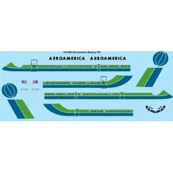 26decals 144-566 1/144 Aeroamerica Green And Blue Boeing 720 Laser Decal