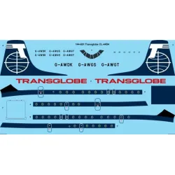 26decals 144-651 1/144 Transglobe Canadair Cl-44d-4 Laser Decal