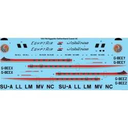26decals 144-704 1/144 Egypt Air De Havilland Comet 4c Laser Decal