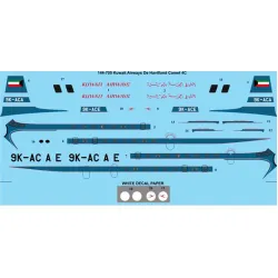 26decals 144-705 1/144 Kuwait Airways De Havilland Comet 4c Laser Decal