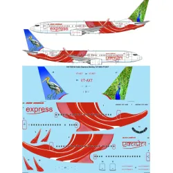 26decals 144-788 1/144 Air India Express Boeing 737-800 Vt-axt Laser Decal