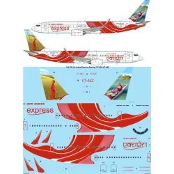 26decals 144-793 1/144 Air India Express Boeing 737-800 Vt-axz Laser Decal