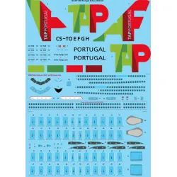 26decals 144-801 1/144 Tap Portugal Airbus A330-200 Laser Decal