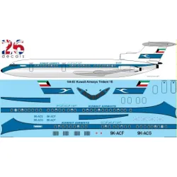 26decals 144-83 1/144 Kuwait Trident 1e Laser Decal For Aircraft