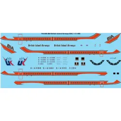 26decals 144-846 1/144 Bia / Air Uk Bac 1-11-400 Laser Decal