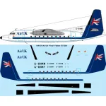 26decals 144-879 1/144 Air Uk Final Fokker F27-200 Laser Decal