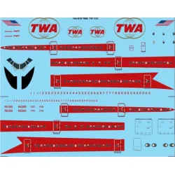 26decals 144-916 1/144 Twa Delivery Boeing 747-133 Laser Decal