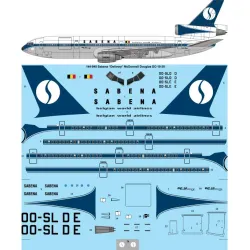 26decals 144-940 1/144 Sabena Delivery Mcdonnell Douglas Dc 10-30 Laser Decal