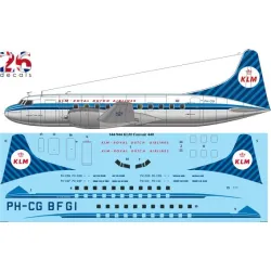 26decals 144-944 1/144 Klm Convair 440 Laser Decal