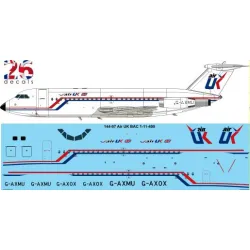 26decals 144-97 1/144 Air Uk Bac 1-11 Laser Decal For Aircraft
