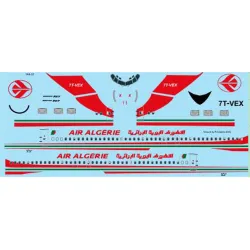 26decals 200-02 1/200 Air Algeria Boeing 727-200 Decal For Aircraft