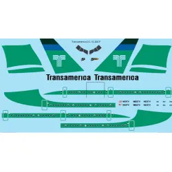 26decals 200-11 1/200 Transamerica Dc-10-30 Laser Decal For Aircraft