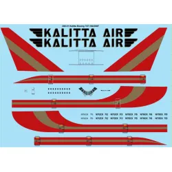 26decals 200-21 1/200 Kalitta Boeing 747-200f Laser Decal