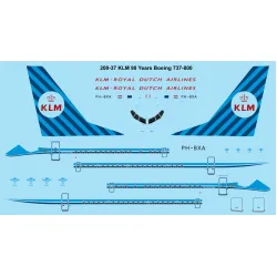 26decals 200-37 1/200 Klm Retro Boeing 737-800 Laser Decal