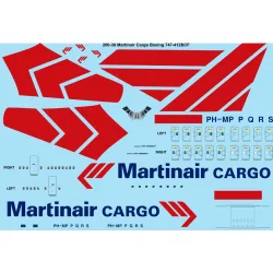 26decals 200-38 1/200 Martinair Cargo Boeing 747-400f Laser Decal
