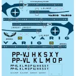 26decals 72-114 1/72 Decal Varig Boeing 707-320c Accessories For Aircraft