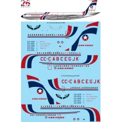 26decals 72-118 1/72 Lan Chile Boeing 707-320b Decal For Aircraft