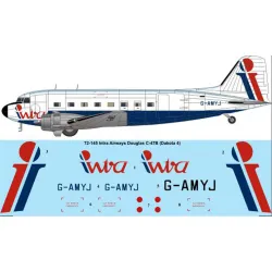 26decals 72-145 1/72 Intra Douglas C-47 Decal For Aircraft