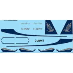 26decals 72-221 1/72 Aerofilms Britten Norman Islander Laser Decal