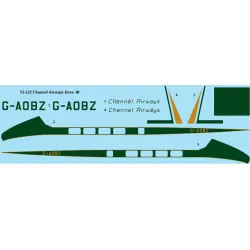 26decals 72-225 1/72 Channel Airways De Havilland Dove Amodel Kit Laser Decal