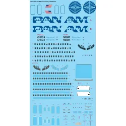 26decals 72-228 1/72 Pan Am Billboard Boeing 737-200 For Bpk Kit Laser Decal